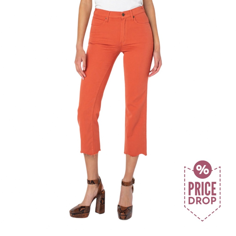 Serra Cropped Kick Flare Jeans
